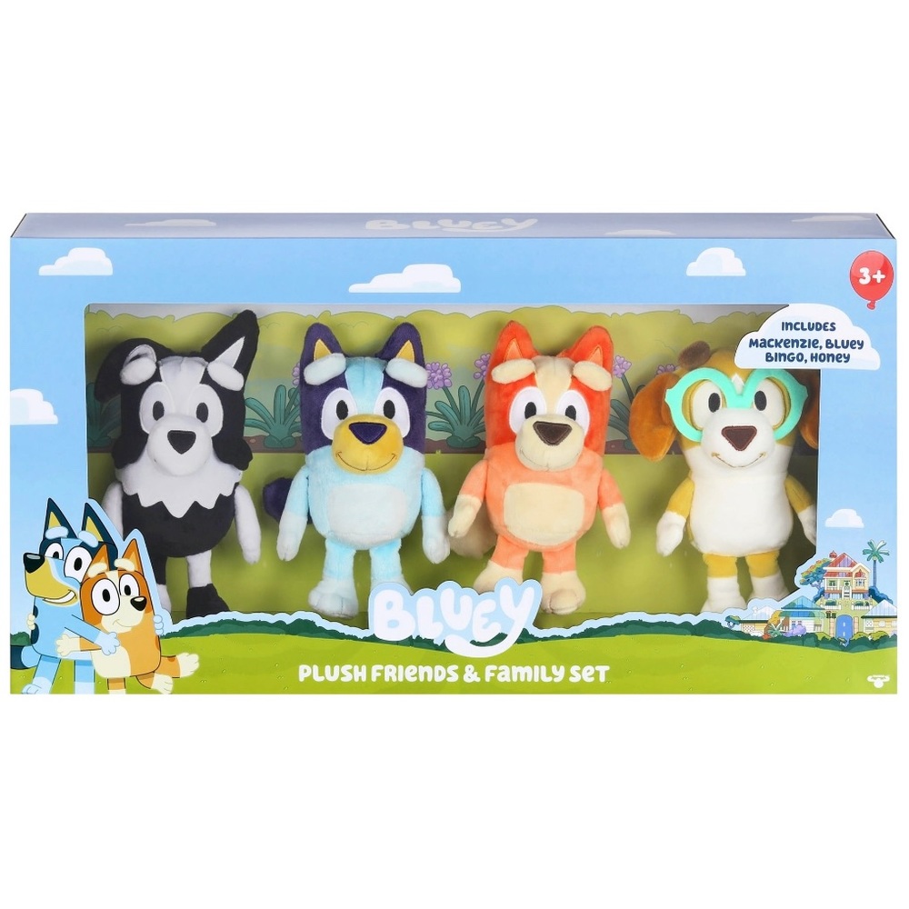 NIB Bluey Friends & Family Plush Set